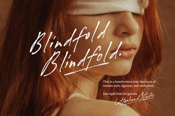 Blindfold Font - Featured Image