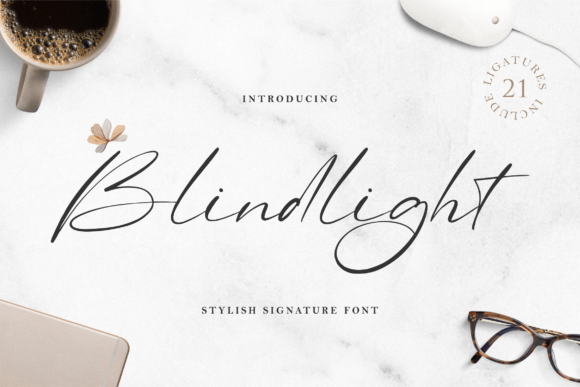 Blindlight Font - Featured Image