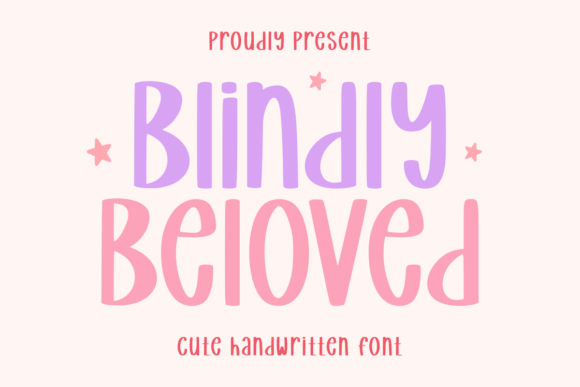 Blindly Beloved Font - Featured Image