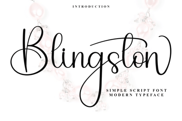 Blingston Font - Featured Image