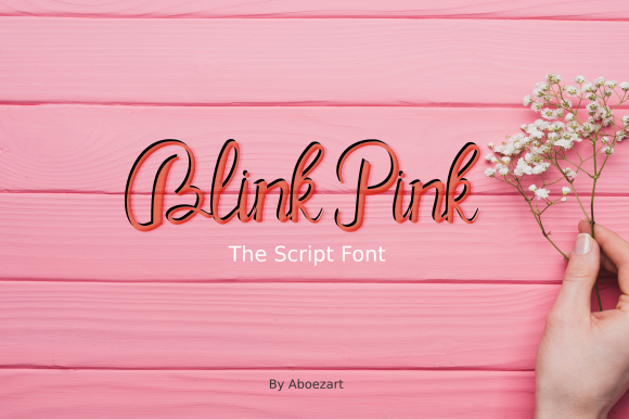 Blink Pink Font - Featured Image