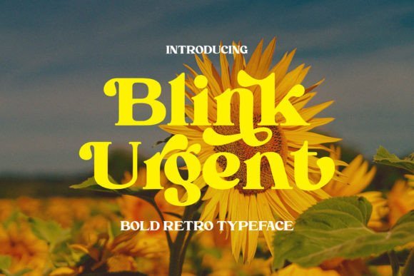 Blink Urgent Font - Featured Image