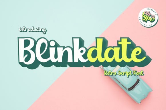 Blinkdate Font - Featured Image