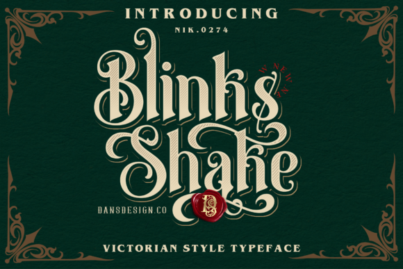 Blinks Shake Font - Featured Image