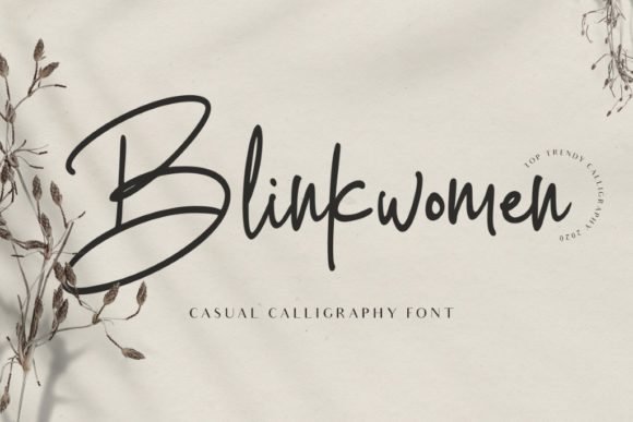 Blinkwomen Font - Featured Image