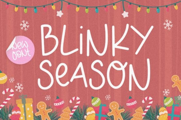 Blinky Season Font - Featured Image