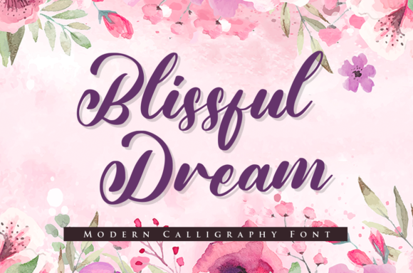 Blissful Dream Font - Featured Image