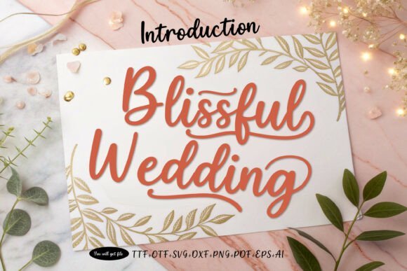 Blissful Wedding Font - Featured Image