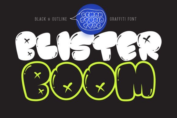 Blister Boom Font - Featured Image