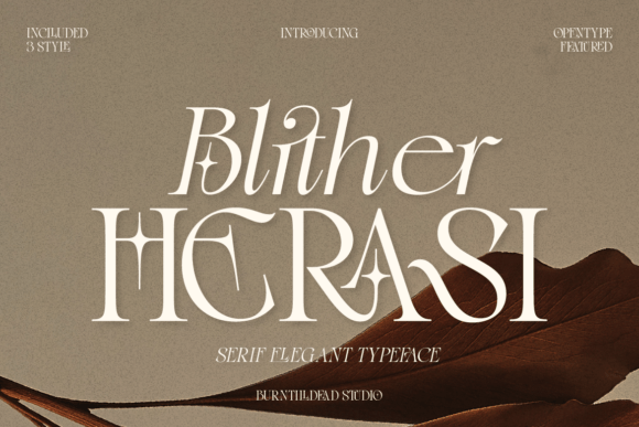 Blither Herasi Font - Featured Image