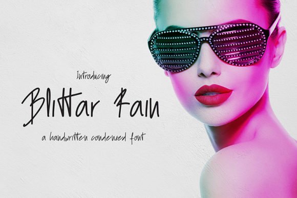 Blittar Rain Font - Featured Image