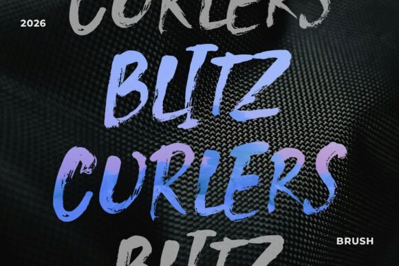 Blitz Curlers Font - Featured Image