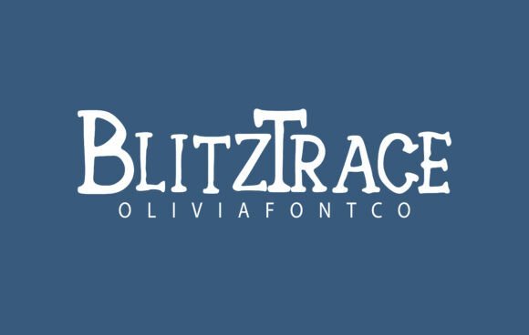 Blitztrace Font - Featured Image