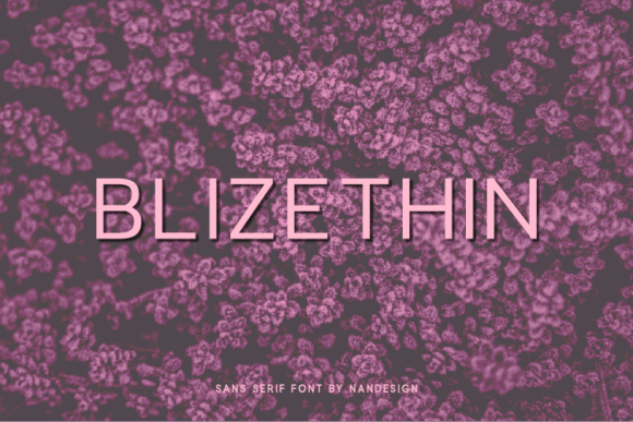 Blizethin Font - Featured Image