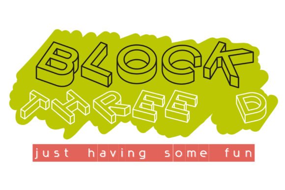 Block3D Font - Featured Image