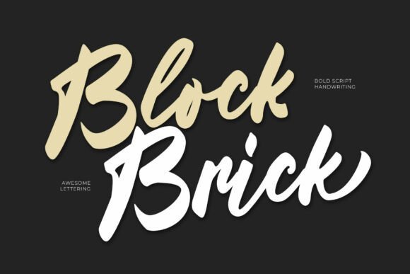 Block Brick Font - Featured Image