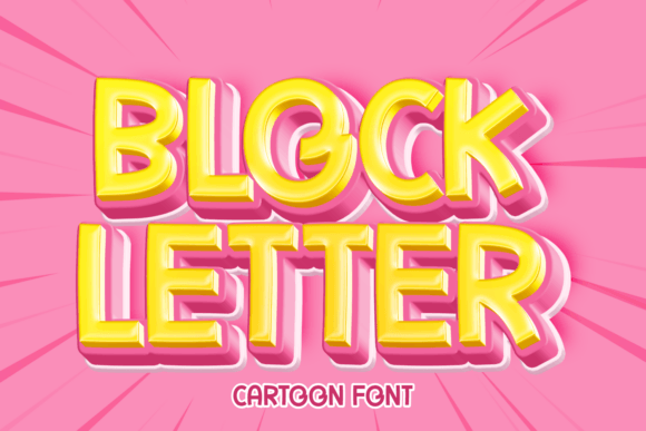 Block Letter Font - Featured Image