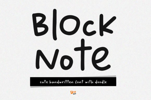 Block Note Font - Featured Image