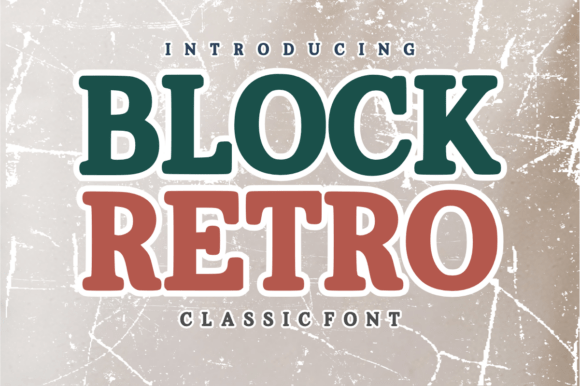 Block Retro Font - Featured Image