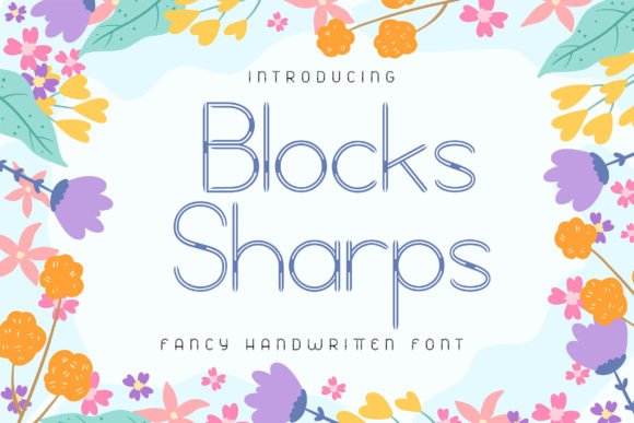 Block Sharps Font - Featured Image