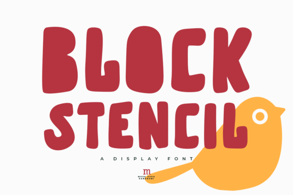 Block Stencil Font - Featured Image