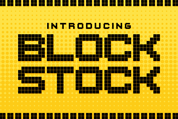 Block Stock Font - Featured Image