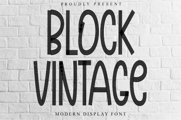 Block Vintage Font - Featured Image