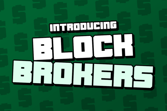 Blockbroker Font - Featured Image