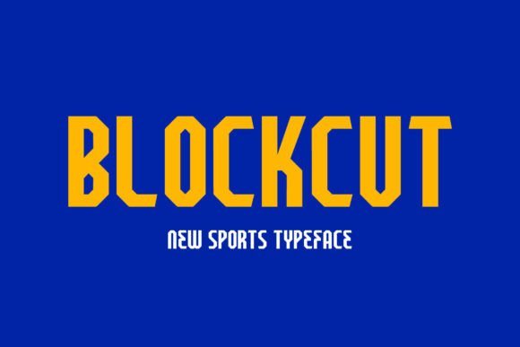 Blockcut Font - Featured Image