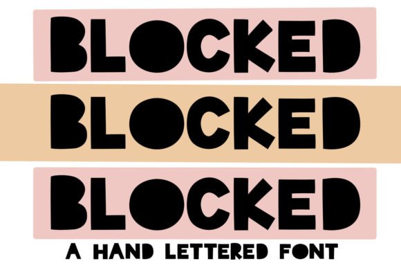 Blocked Font - Featured Image