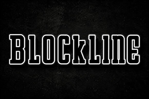 Blockline Font - Featured Image