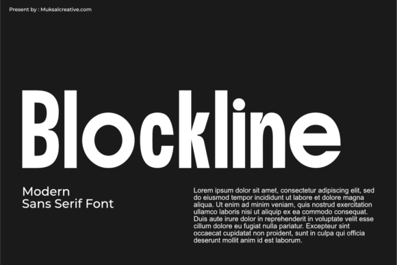 Blockline Font - Featured Image