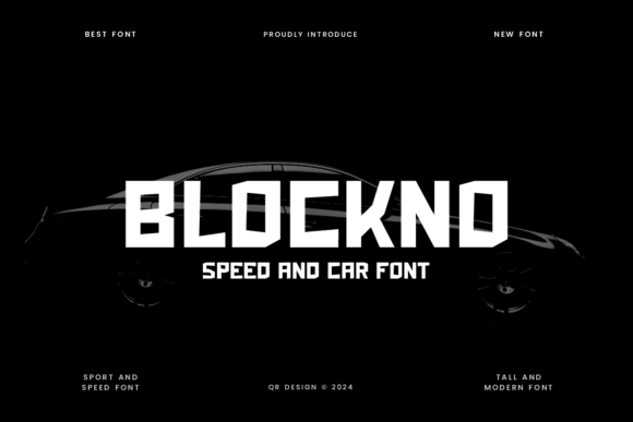 Blockno Font - Featured Image
