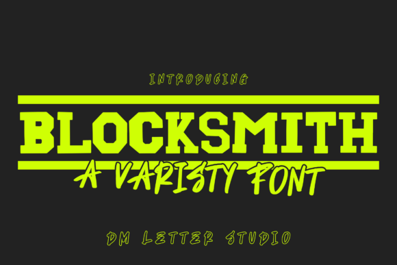 Blocksmith Font - Featured Image