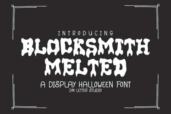Blocksmith Melted Font - Featured Image