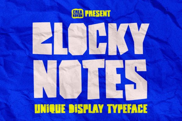 Blocky Notes Font - Featured Image
