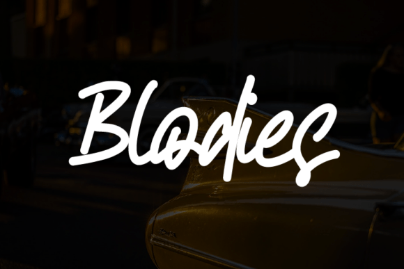 Blodies Font - Featured Image