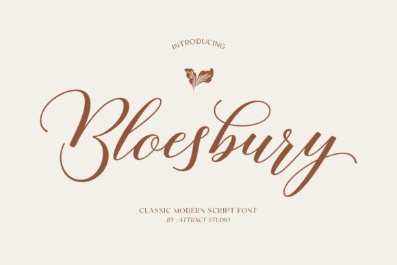 Bloesbury Font - Featured Image