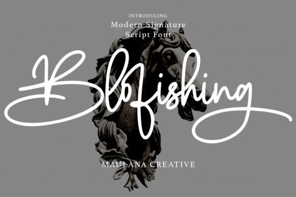 Blofishing Font - Featured Image
