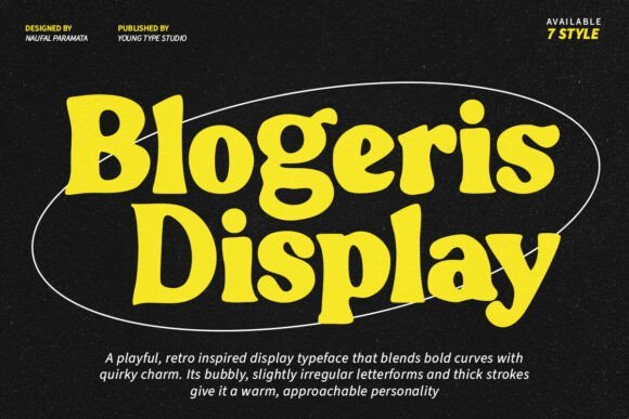 Blogeris Display Font - Featured Image