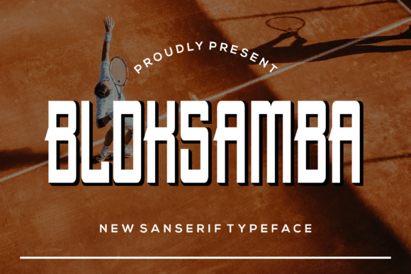 Bloksamba Font - Featured Image