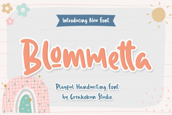 Blommetta Font - Featured Image