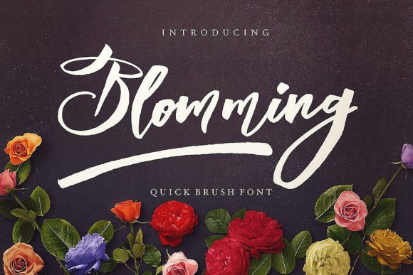 Blomming Font - Featured Image