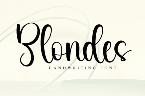 Blondes Font - Featured Image