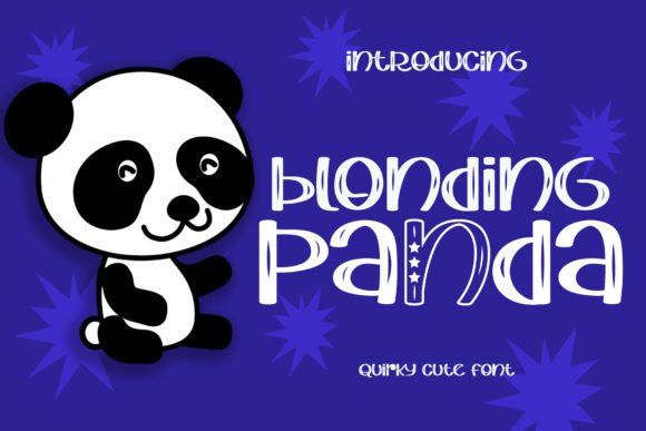 Blonding Panda Font - Featured Image
