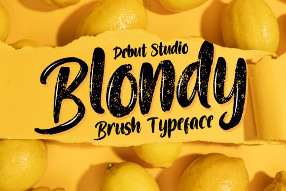 Blondy Font - Featured Image