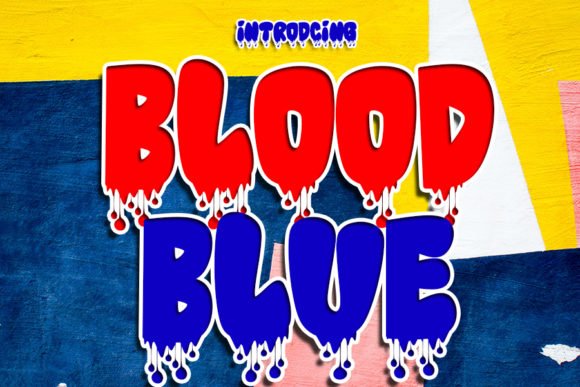Blood Blue Font - Featured Image