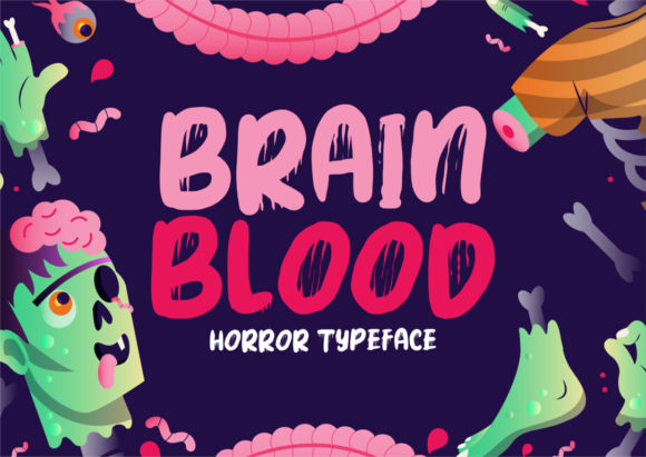 Blood Brain Font - Featured Image