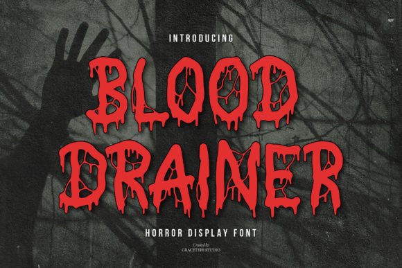 Blood Drainer Font - Featured Image