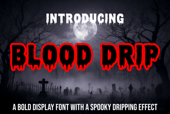 Blood Drip Font - Featured Image